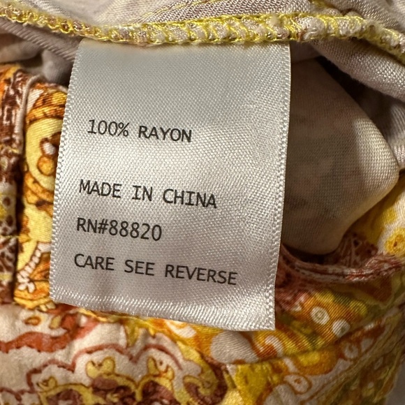 Christian Siriano Geometric  Wide Leg Pants Med (a4 - Picture 12 of 15